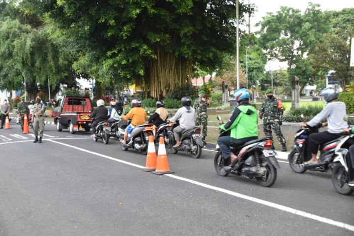 Menjelang Buka Puasa Tim Satgas Covid 19 Gelar Operasi Yustisi